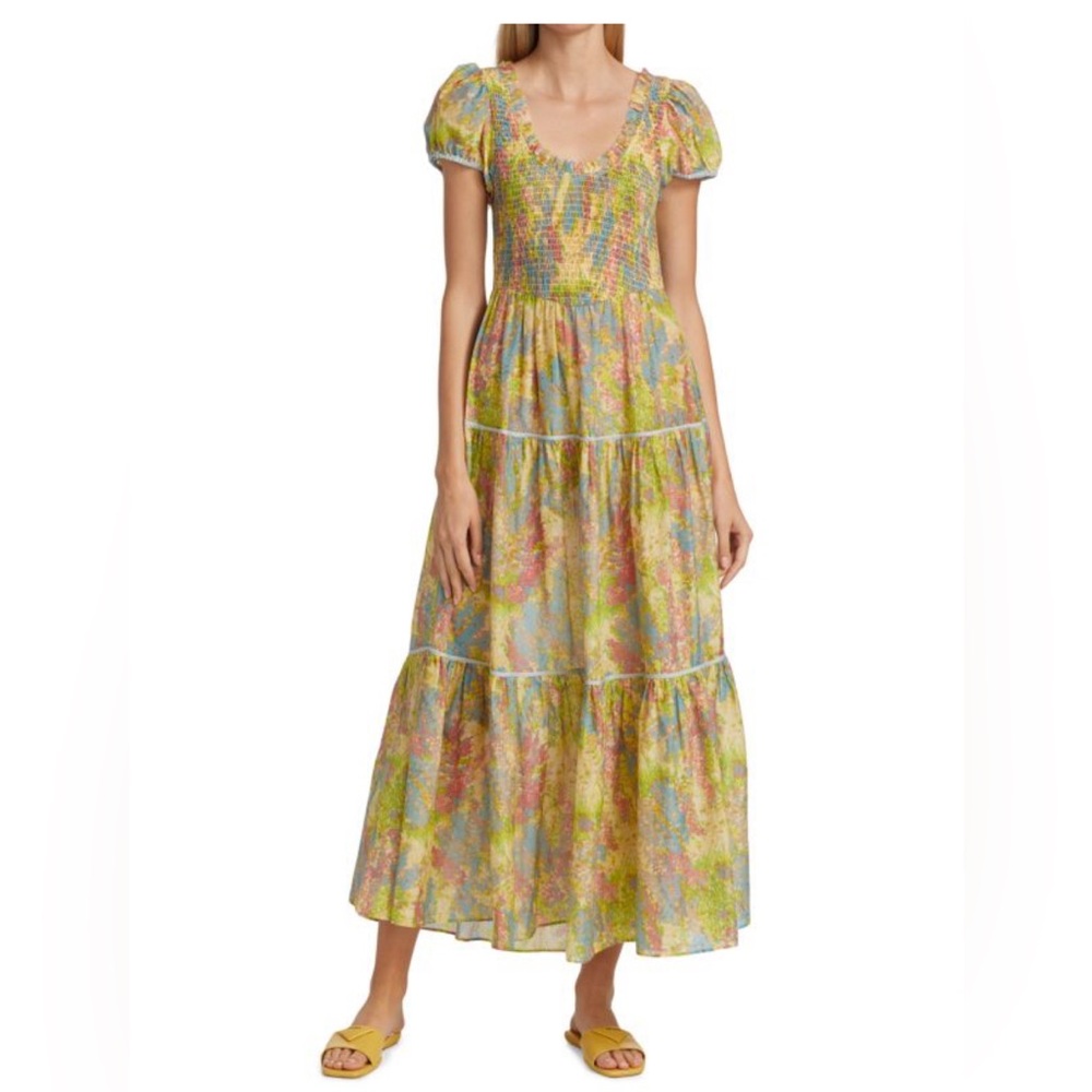 Loveshackfancy Elisabelle Floral Maxi Dress